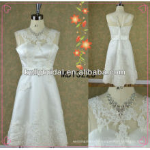 Short embroidered wedding dresses /bridal gown /prom dresses